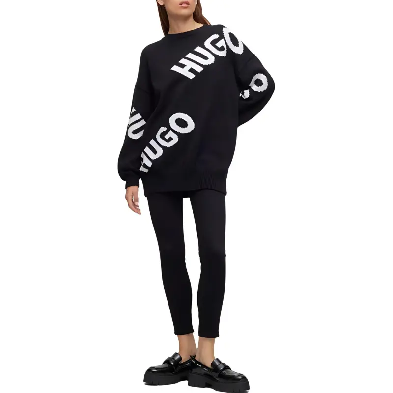 HUGO BOSS Logo-knit Jumper-1