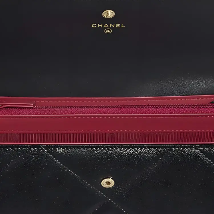 CHANEL 19Bag Sheepskin Shoulder Bag Women's Black-5