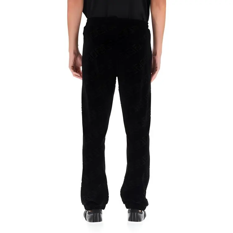 FENDI SS22 Sports Pants Men's Black-3