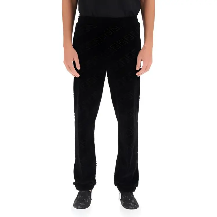 FENDI SS22 Sports Pants Men's Black-2