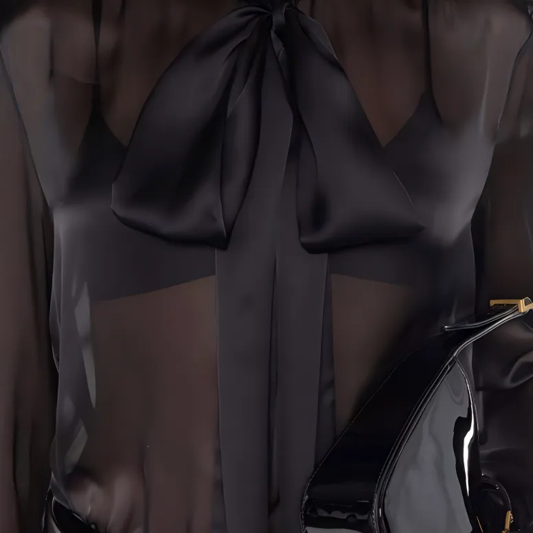 SAINT LAURENT Silk Shirt-4