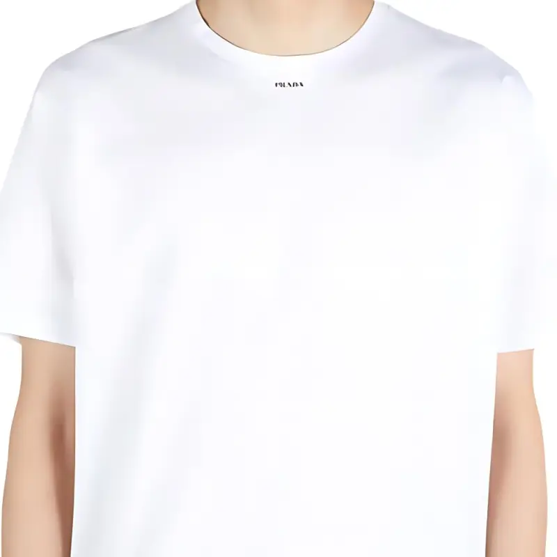 PRADA T-Shirts Men White-4