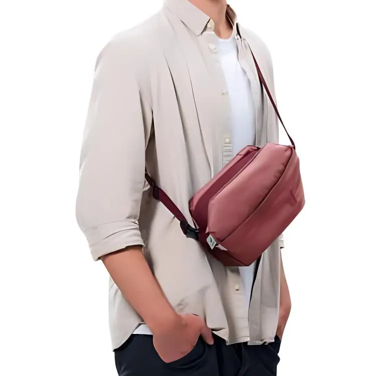 DEUTER Recycled Polyester One Shoulder Crossbody Fanny Pack Regular Unisex Chestnut-4