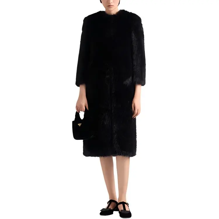 PRADA Coats Women's Black-1