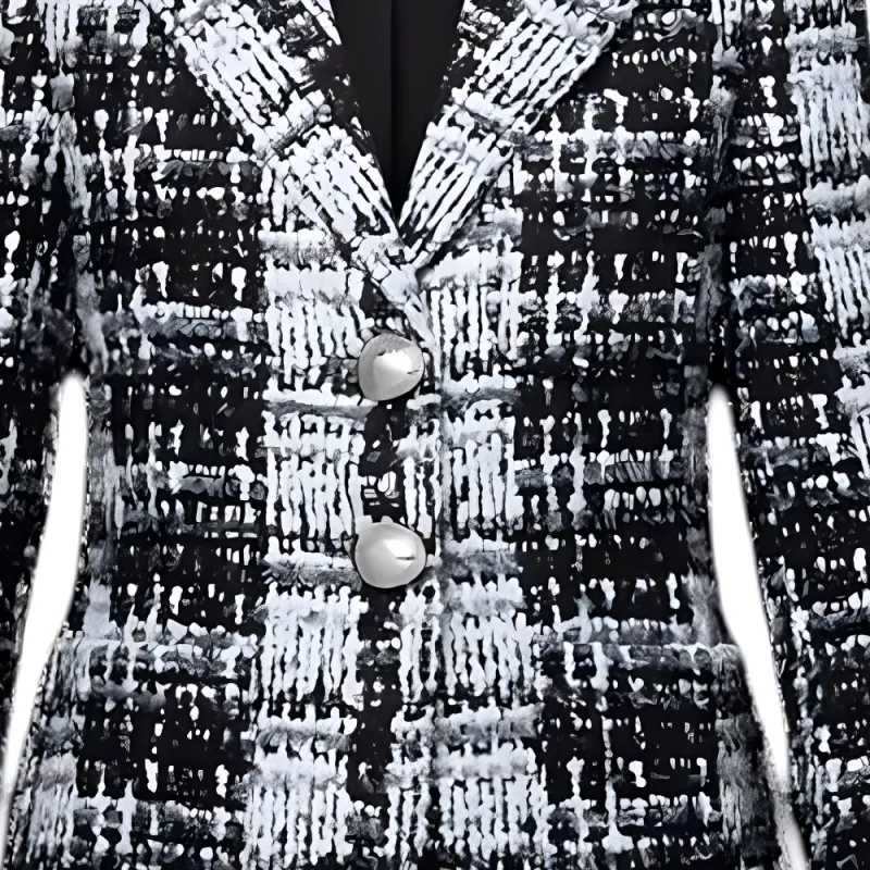 LOUIS VUITTON Graphic Tweed Blazer-2