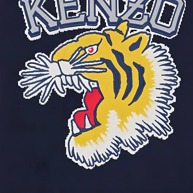 KENZO Logo Patch Crewneck Knit Jumper-5