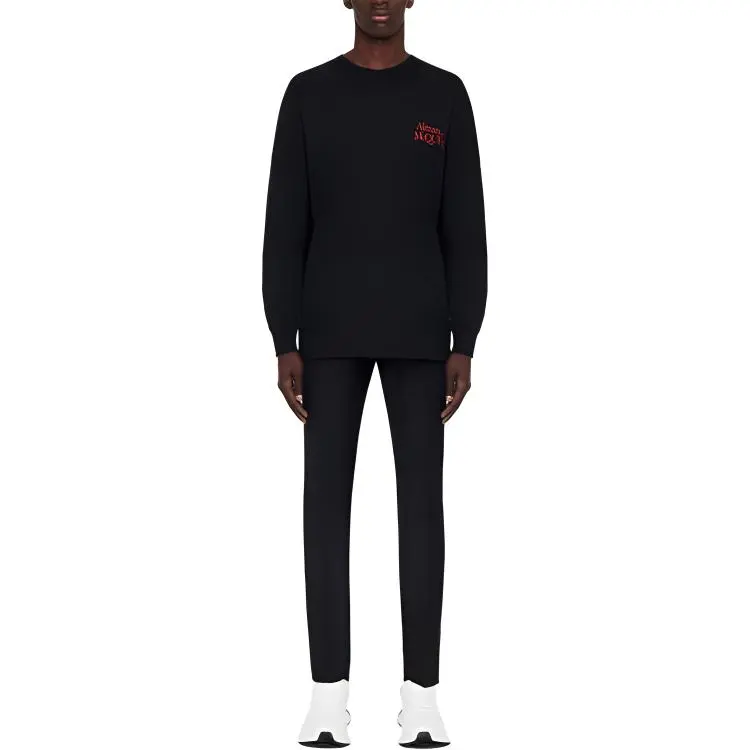 Alexander McQueen Logo Printed Crewneck T Shirt-2