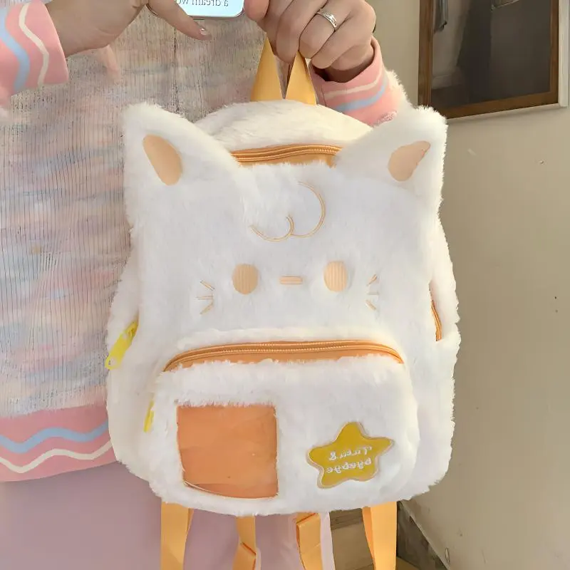 CORE BIRD Plush Backpack Regular Kids' Yellow-1