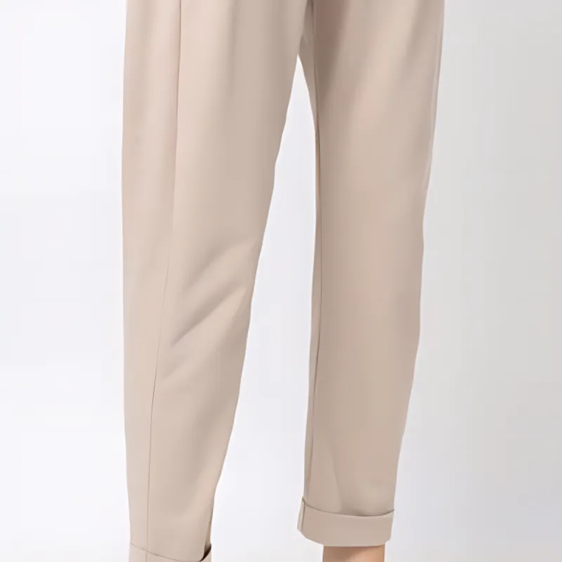 Brunello Cucinelli Knitted Sweatpants Women's Beige Yellow-5