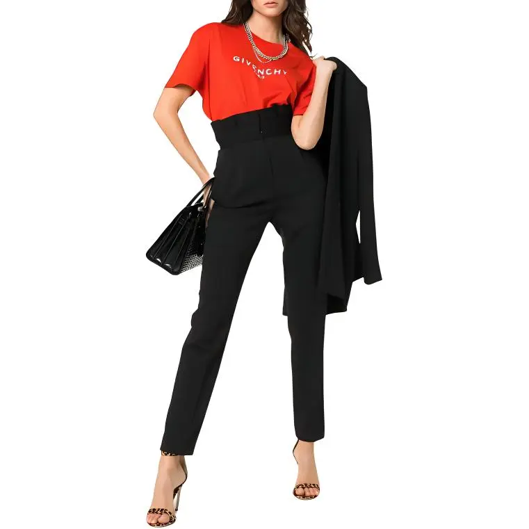 GIVENCHY T Shirt Women's Orange Red-1
