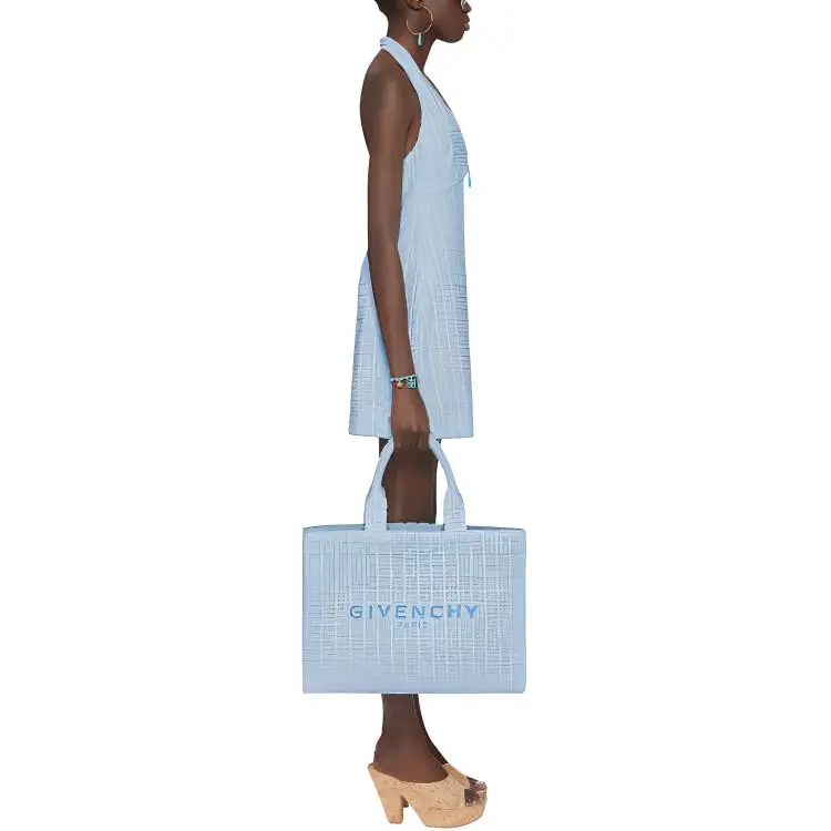 GIVENCHY SS24 Sleeveless Dress Women's Sky Blue-3