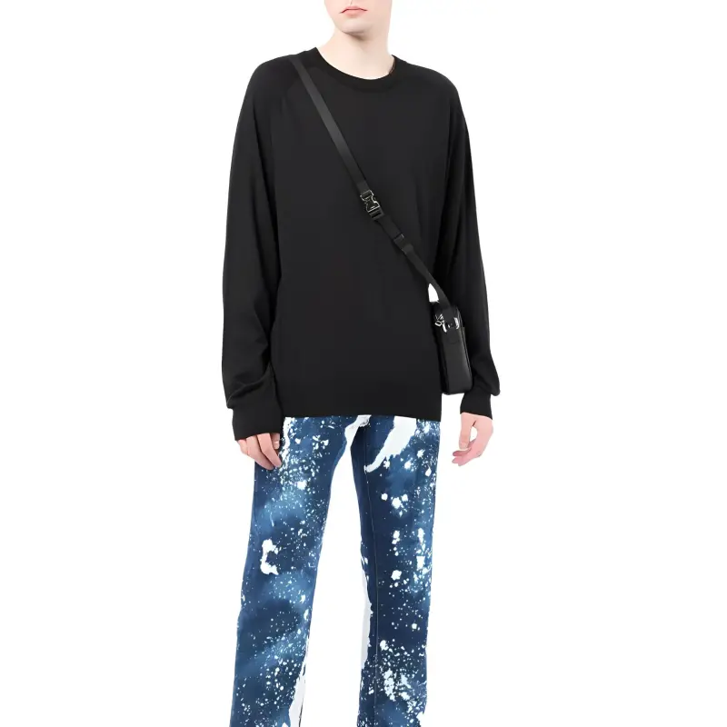VERSACE Long Sleeved Crewneck Sweater-1