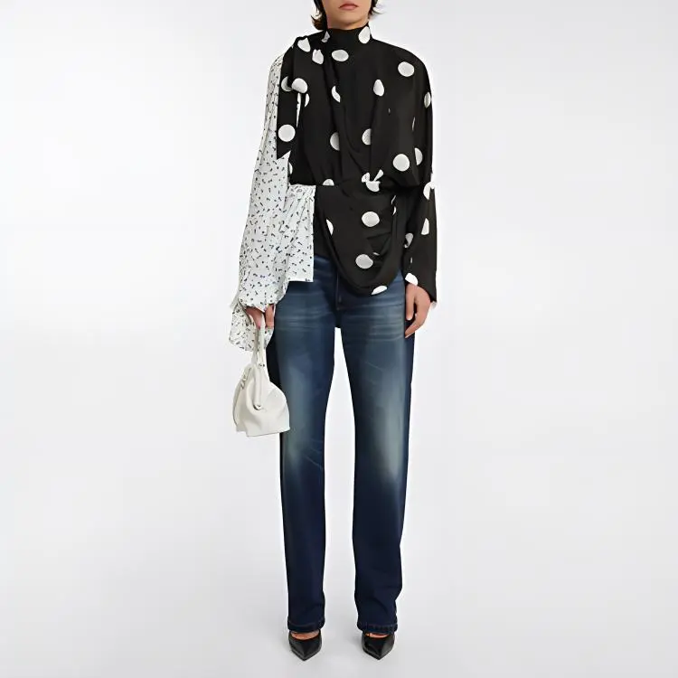 Balenciaga SS22 Shirt Women's Black-2