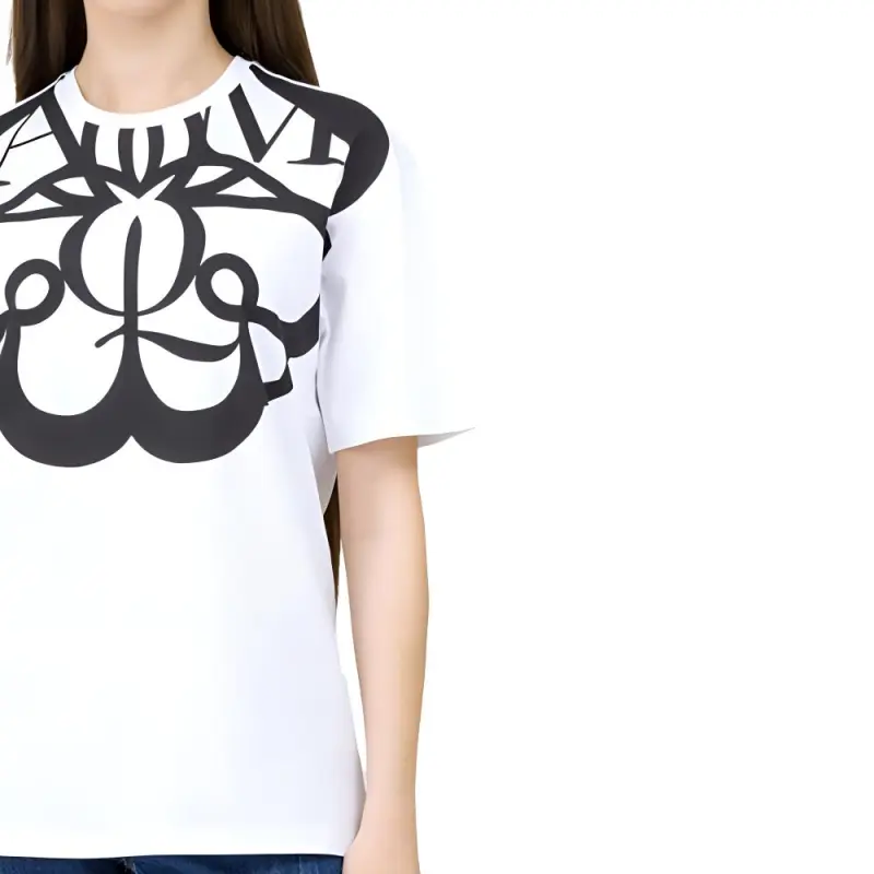 Alexander McQueen SS23 T Shirt Women's White-2