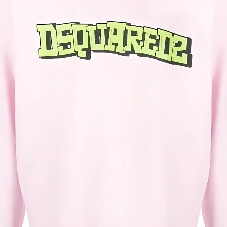 DSQUARED 2 Logo Printed Crewneck Sweatshirt-4