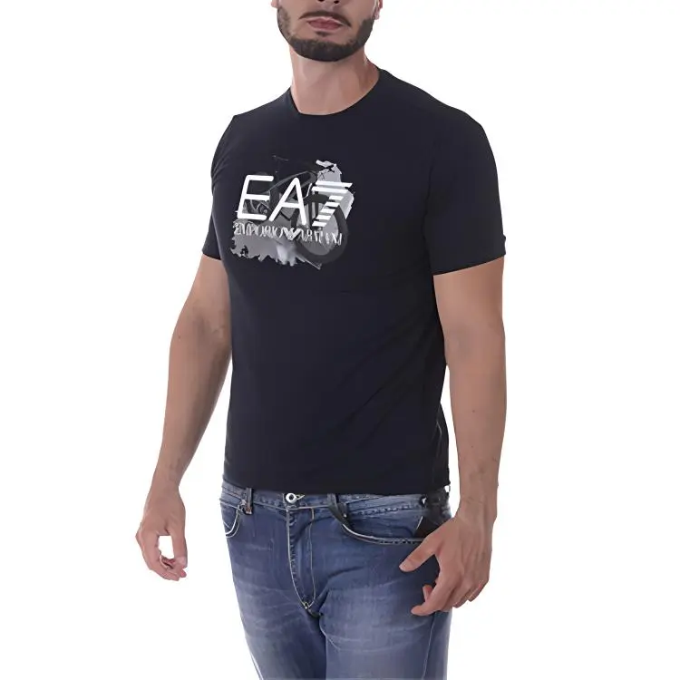 EMPORIO ARMANI EA7 SS22 T Shirt Men's Navy-2