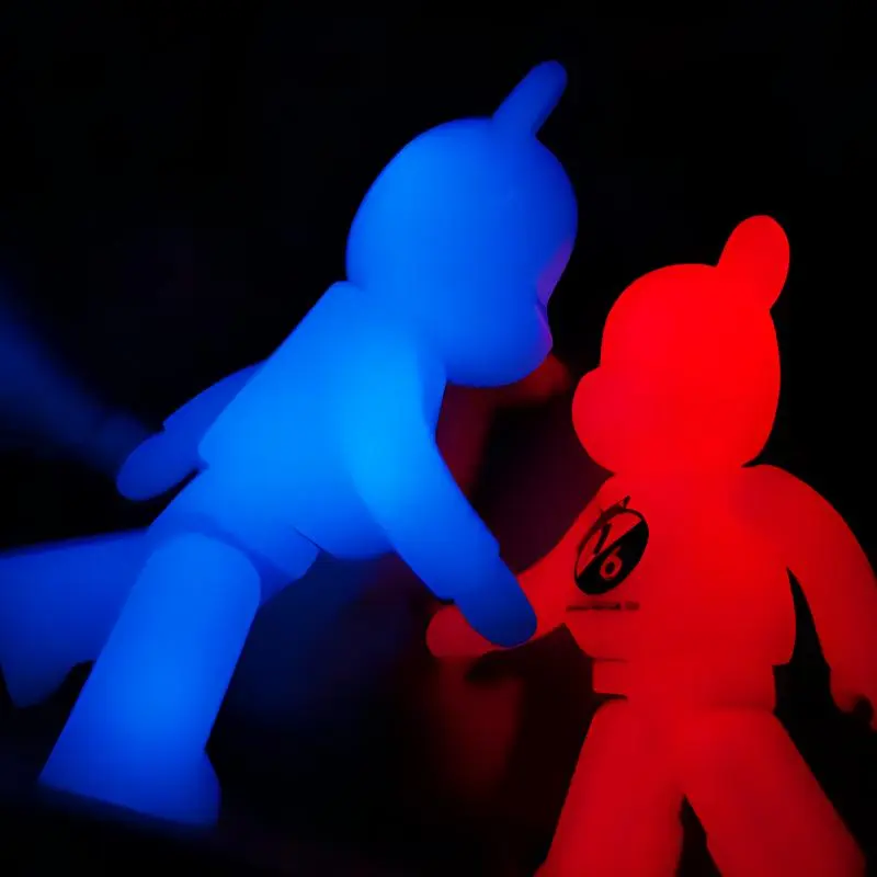 BE@RBRICK Project 1/6 GLOW In THE DARK Glow In The Dark 100% +100% Hang Tag Box 100%-1