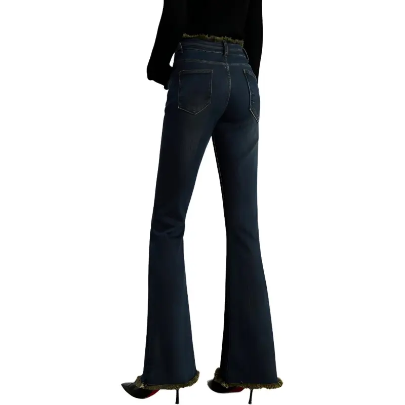 DPLAY Jeans Women's Dark Denim Blue-2