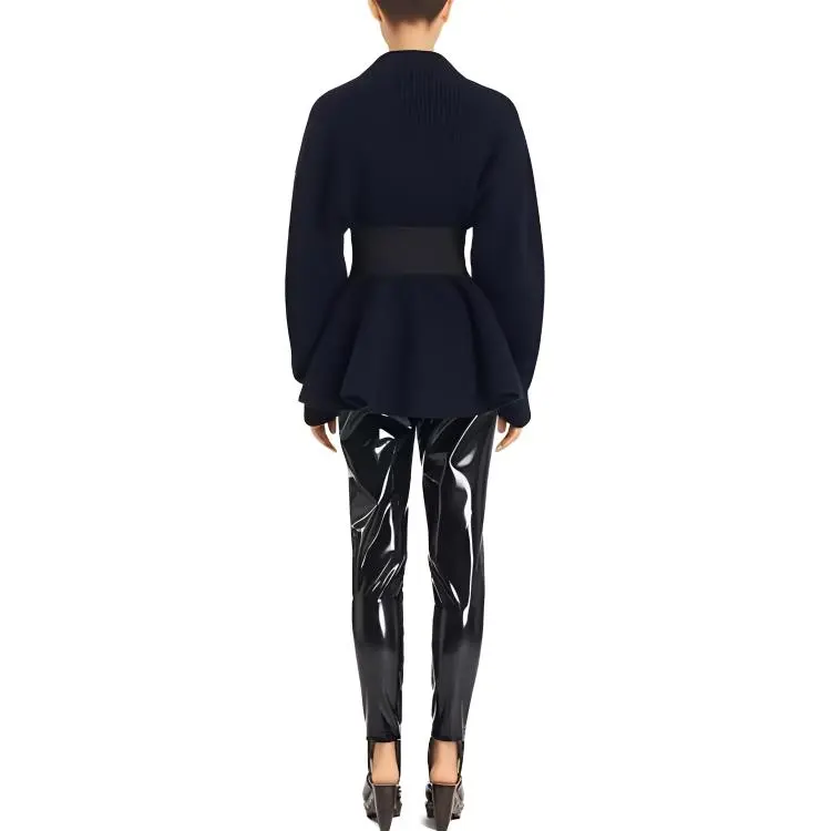 Alaia Sweaters Women's Navy Blue-2