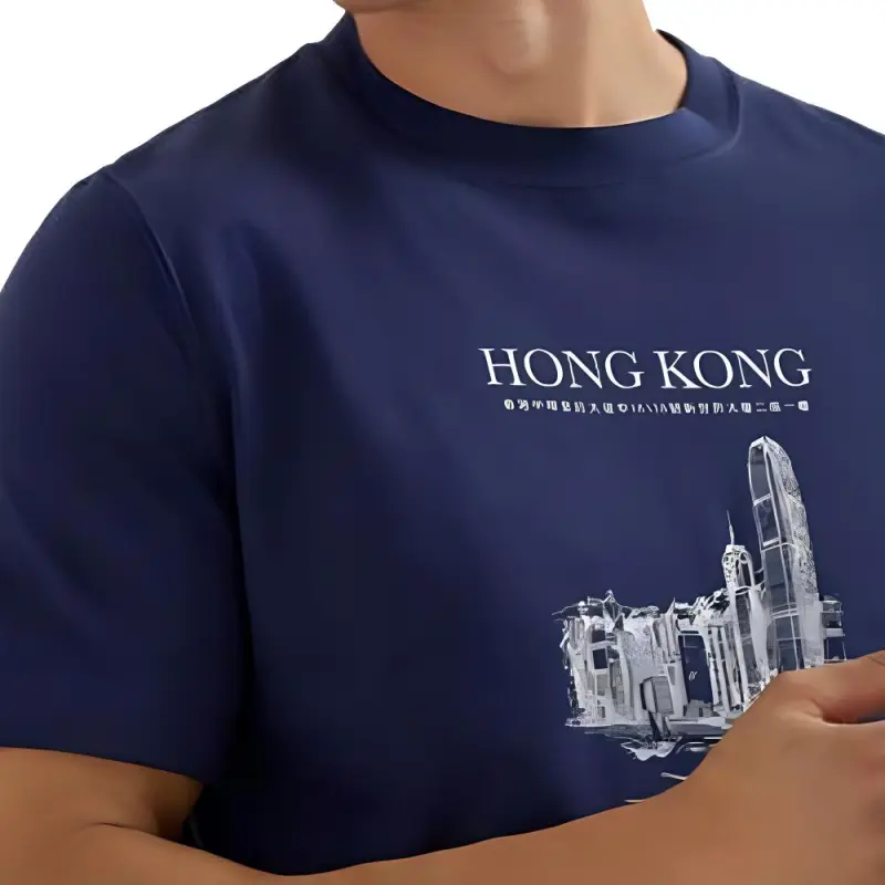 Brunello Cucinelli Hong Kong Graphic Printed Crewneck T Shirt-4