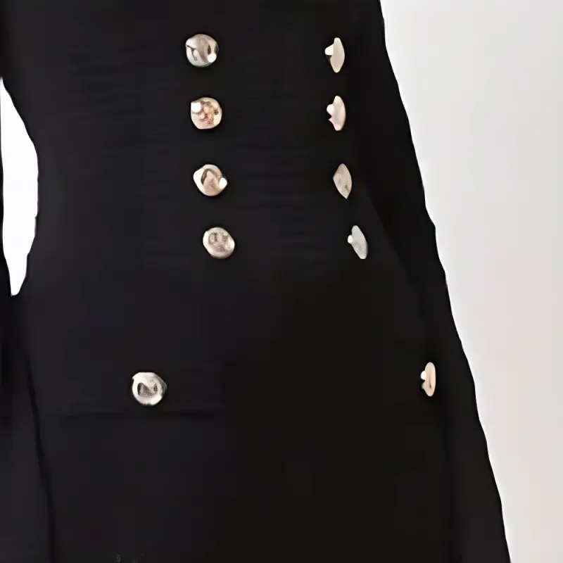 PINKO SS22 Long Sleeved Dresses Women's Black-4