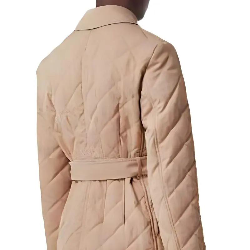Burberry FW22 Jackets Coats Women's Khaki-4