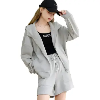 FAWENXIANGZI Casual Suit Women's Heather Gray