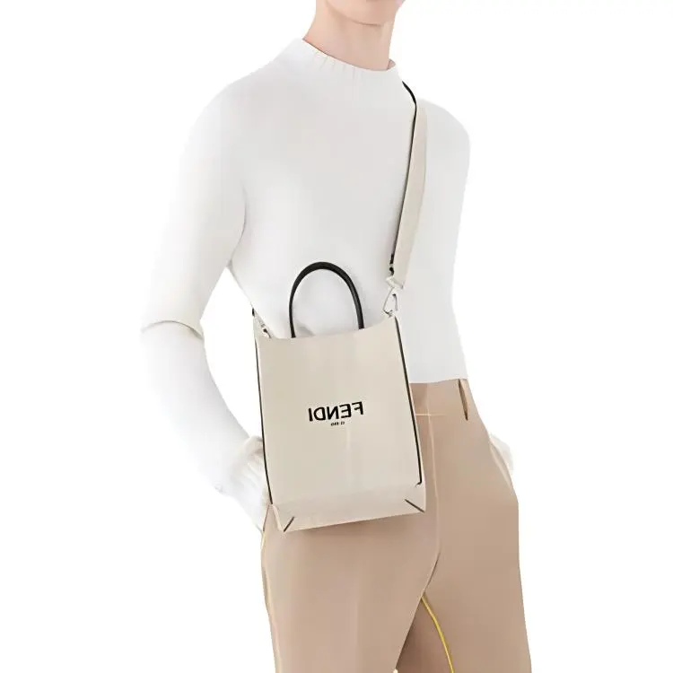 FENDI FW21 Cashmere Sweater Men's White-3