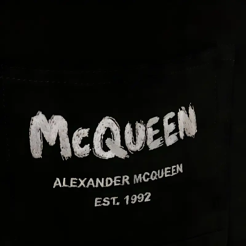 Alexander McQueen Graffiti Denim Jeans-4
