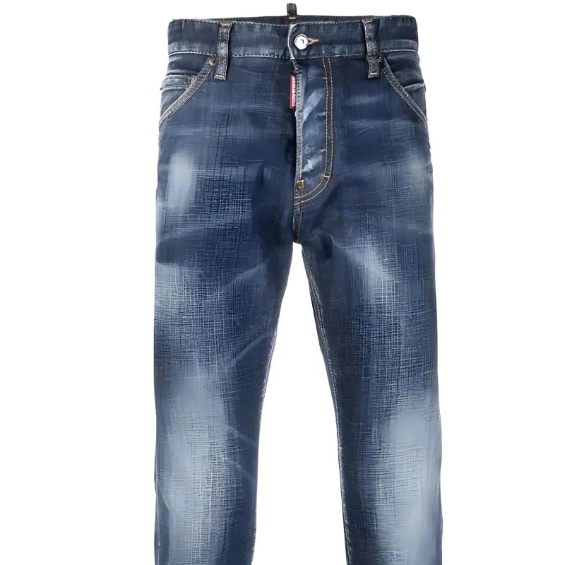 DSQUARED 2 Bleached Effect Distressed Skinny Jeans-5