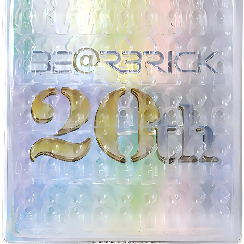 BE@RBRICK DISPLAY BLISTER BOARD MEDICOM TOY 25th ANNIVERSARY LIMITED EDITION-2