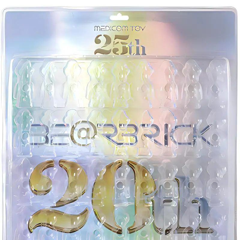 BE@RBRICK DISPLAY BLISTER BOARD MEDICOM TOY 25th ANNIVERSARY LIMITED EDITION-1