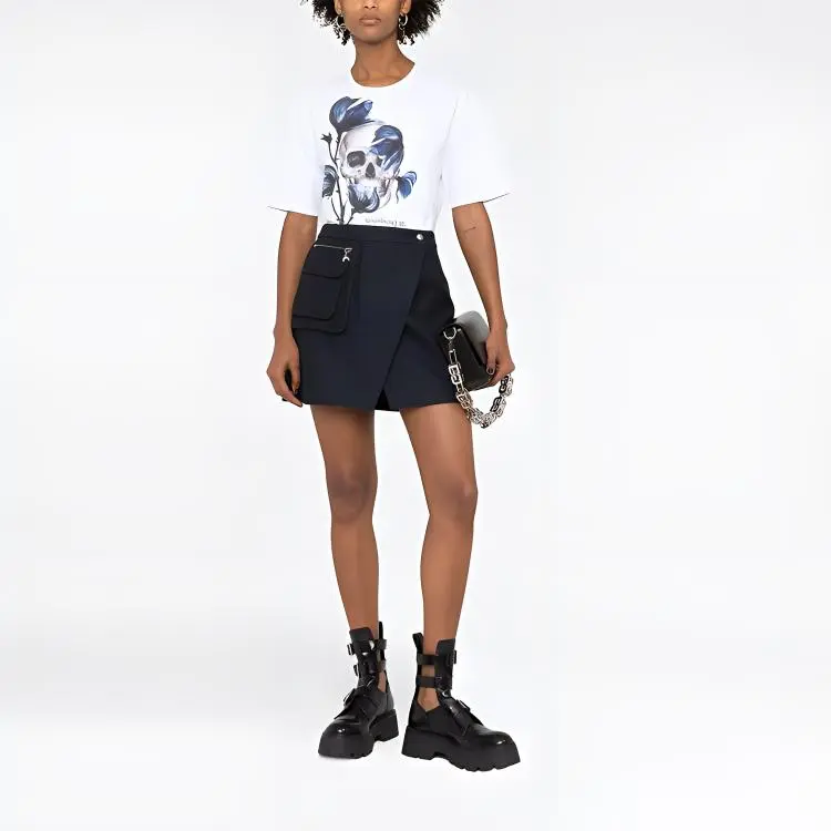 Alexander McQueen T Shirts Women's White-2