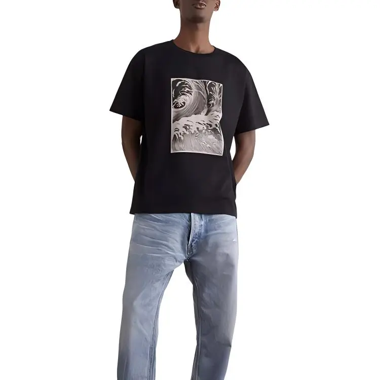 CELINE SS23 T Shirt Men's Black-2