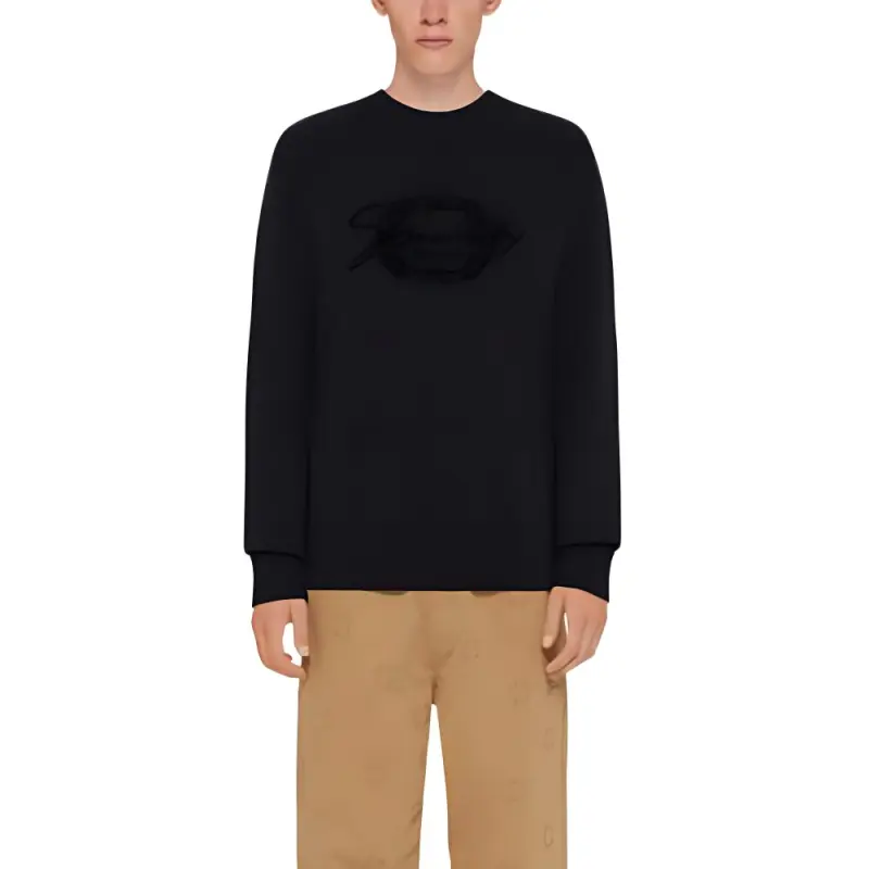 Givenchy Logo Embroidered Knit Sweater-2