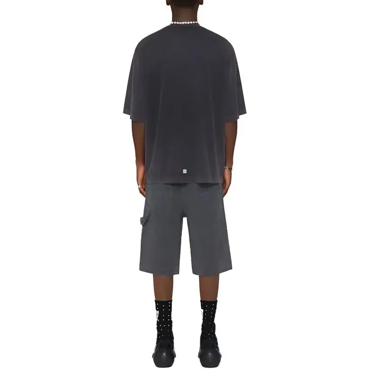 Givenchy Logo embroidered Cotton T shirt-2