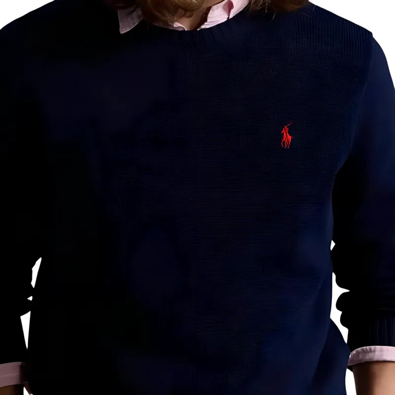 Polo Ralph Lauren FW24 Knitwear Men's Dark Blue-4