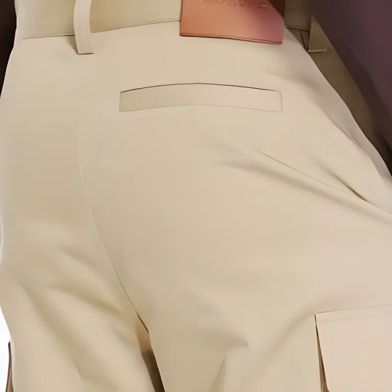 LOEWE Casual Pants Men Beige-3