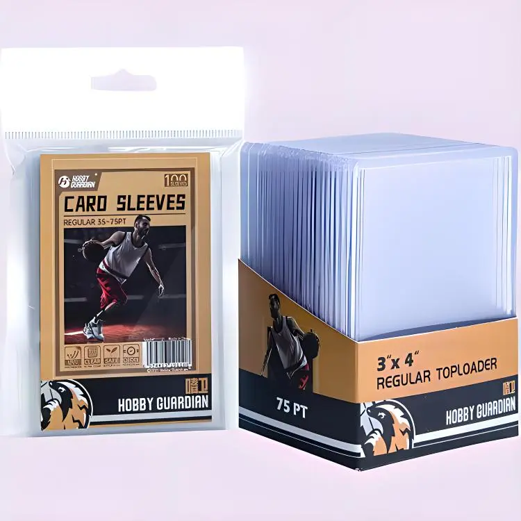 HobbyGuardian 75PT Basic Card Holder With Card Sleeve Collection Set Card Accessories 1 Set-1
