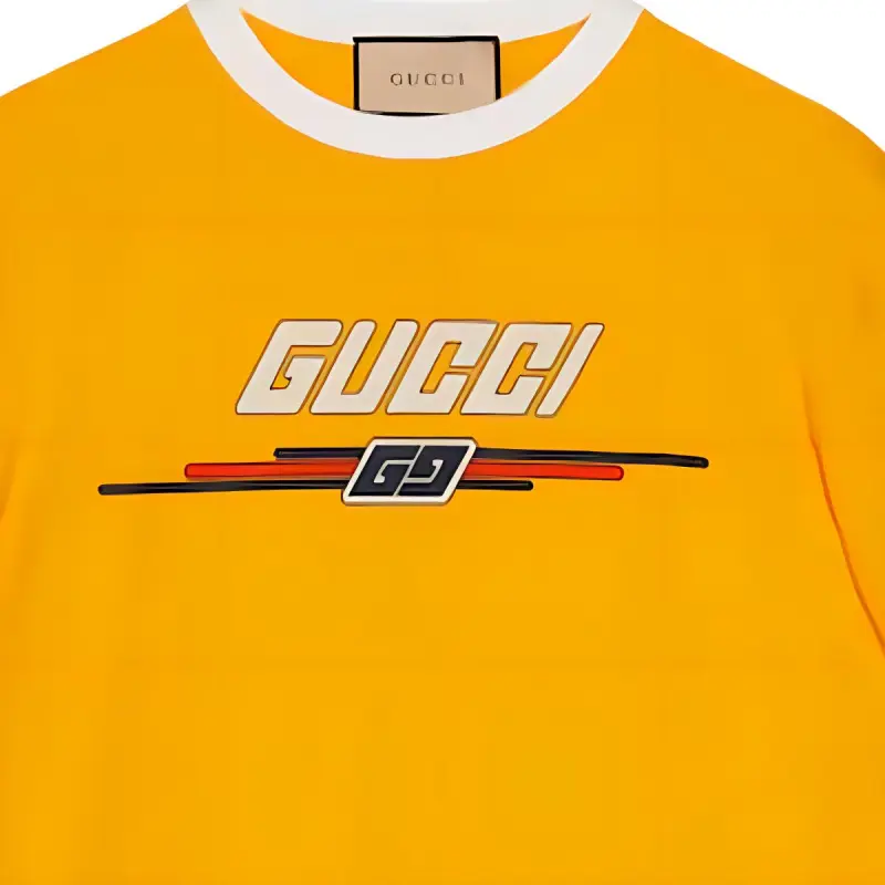 GUCCI T Shirts Men Yellow-4