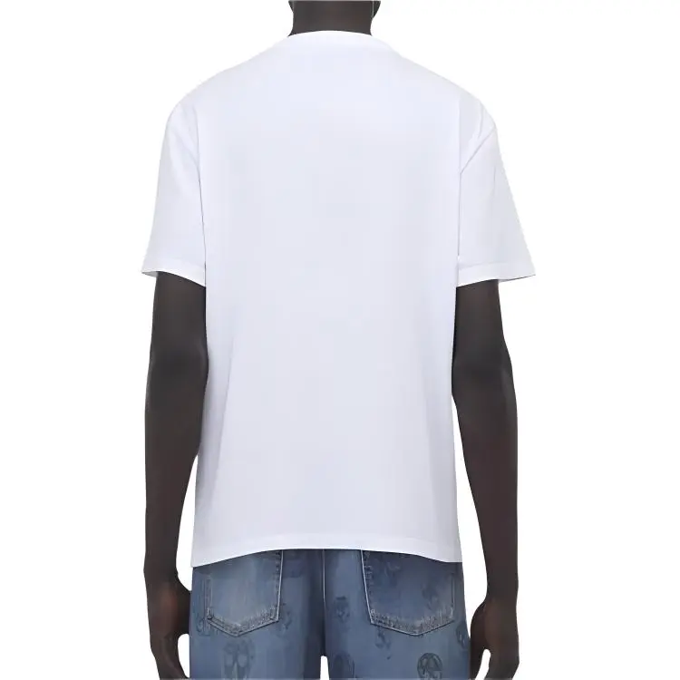 Alexander McQueen Skull Embellished Crewneck T Shirt-1