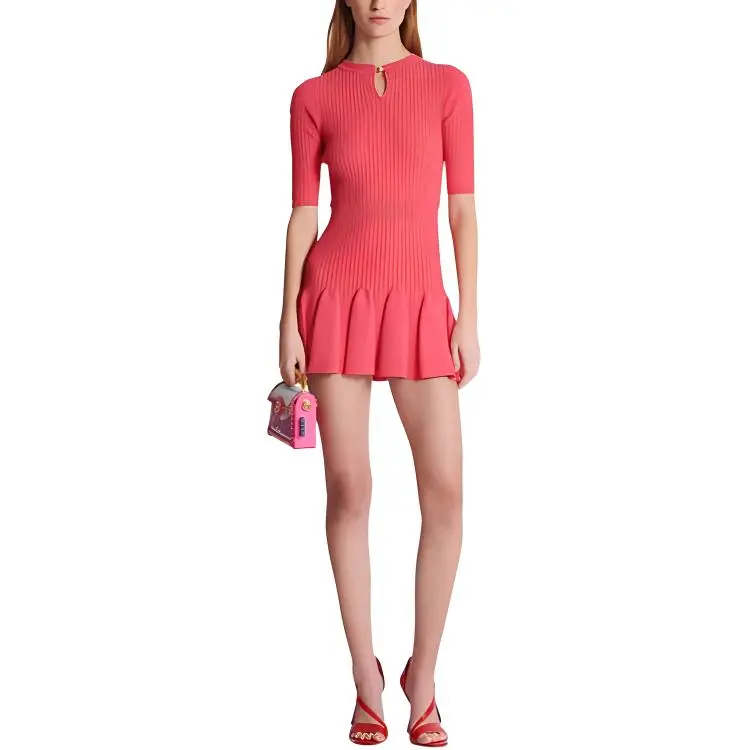 BALMAIN Flared Knit Dress-1