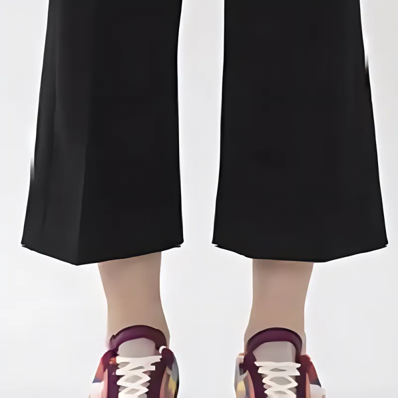 Chloé Cropped Flared Trousers-5