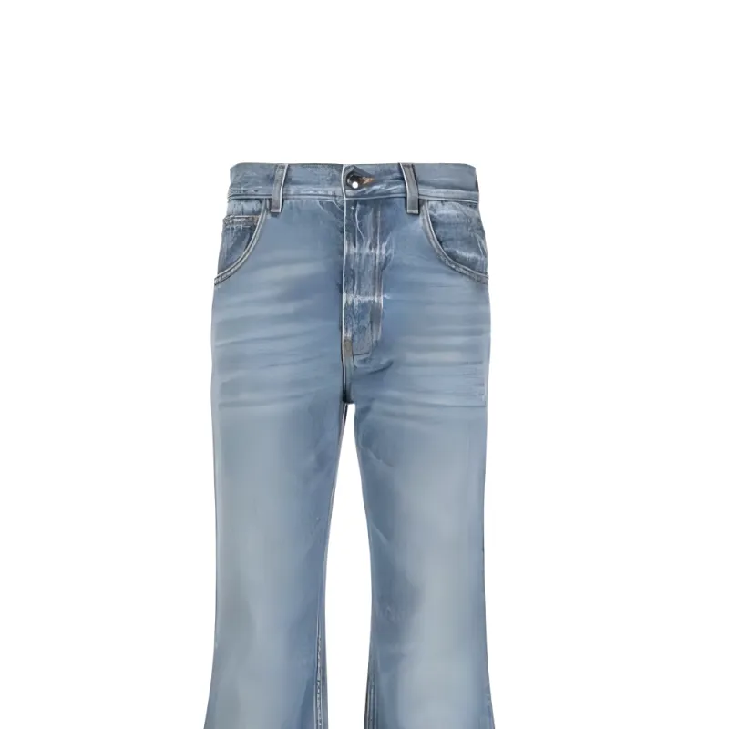 Chloé Frayed Edge Flared Jeans-4