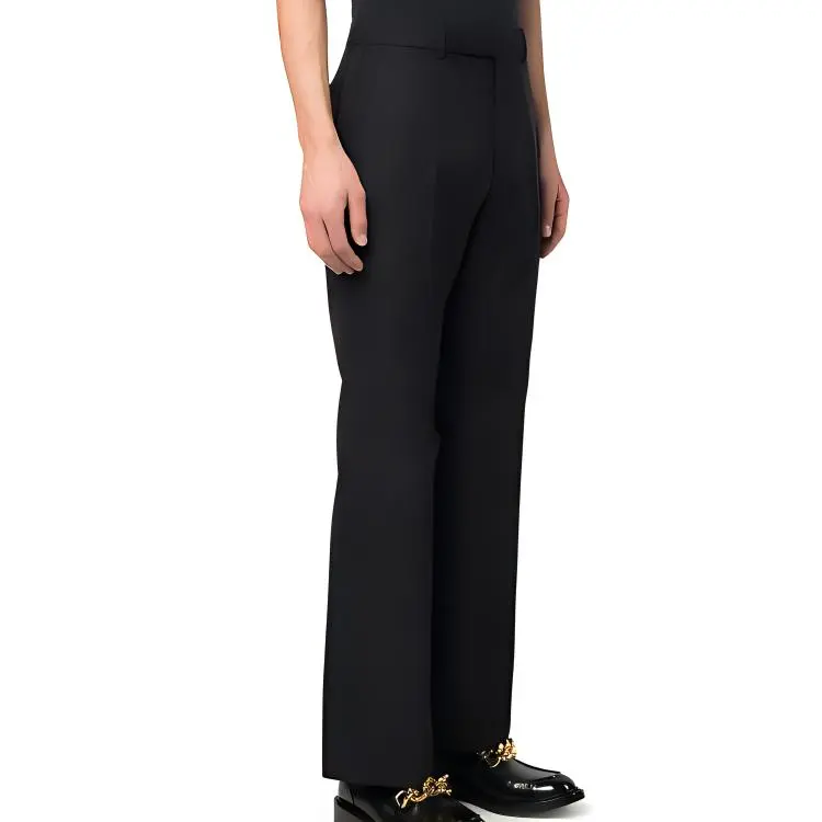 GUCCI High Waist Pleated Tailored Trousers-3