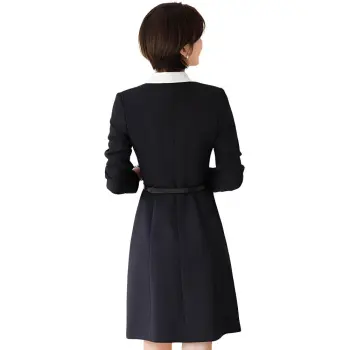 ONE SHALLOW Long Sleeved Dresses Women's Black