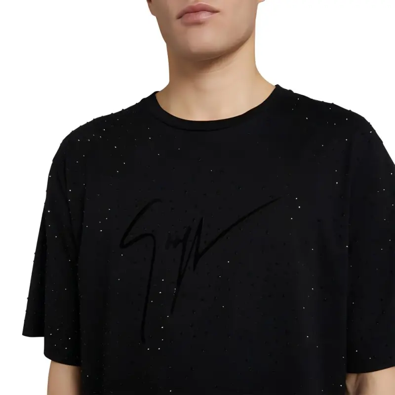 Giuseppe Zanotti Logo print Cotton T shirt-5