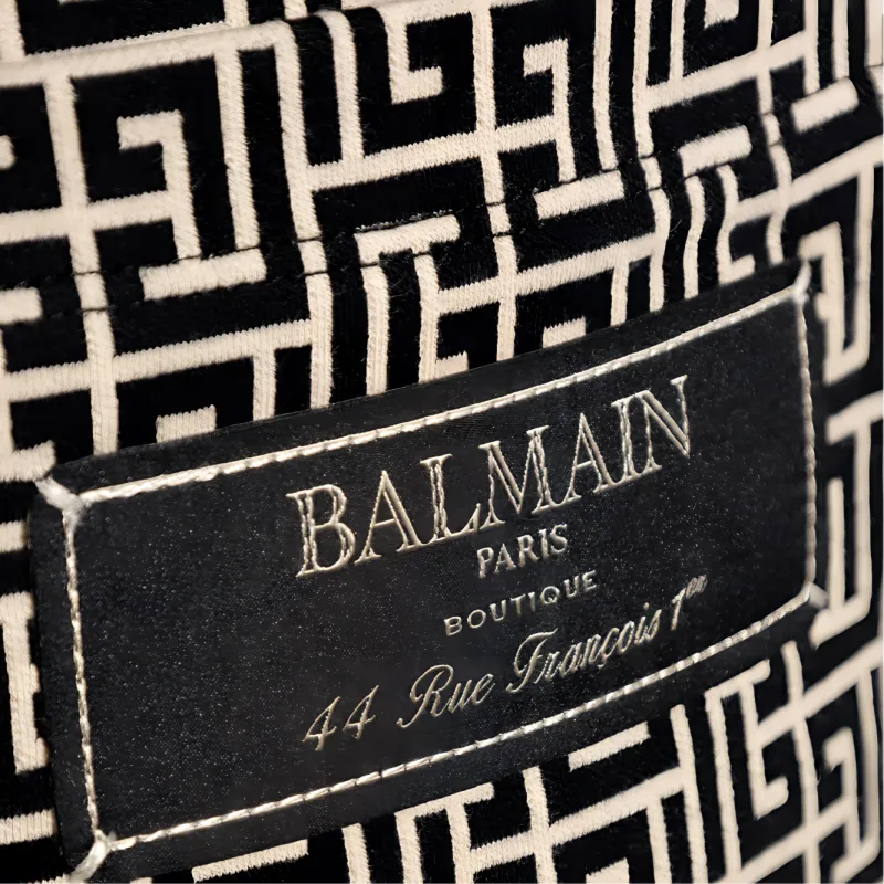 BALMAIN Casual Pants Men's Black-4