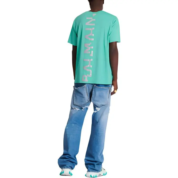 BALMAIN T-Shirts Men Mint Green-1