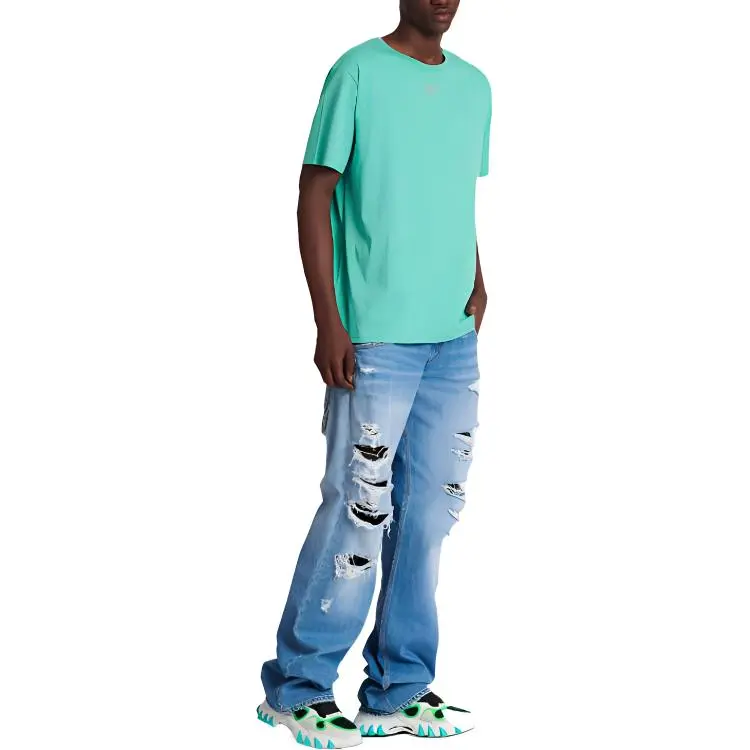 BALMAIN T-Shirts Men Mint Green-2